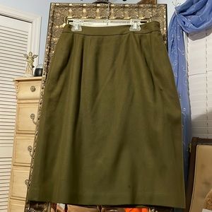 Army, green size 14, professional, pencil skirt